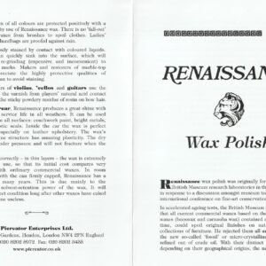 Alternative view of Mündikaitsevahend RENAISSANCE WAX 200 ml